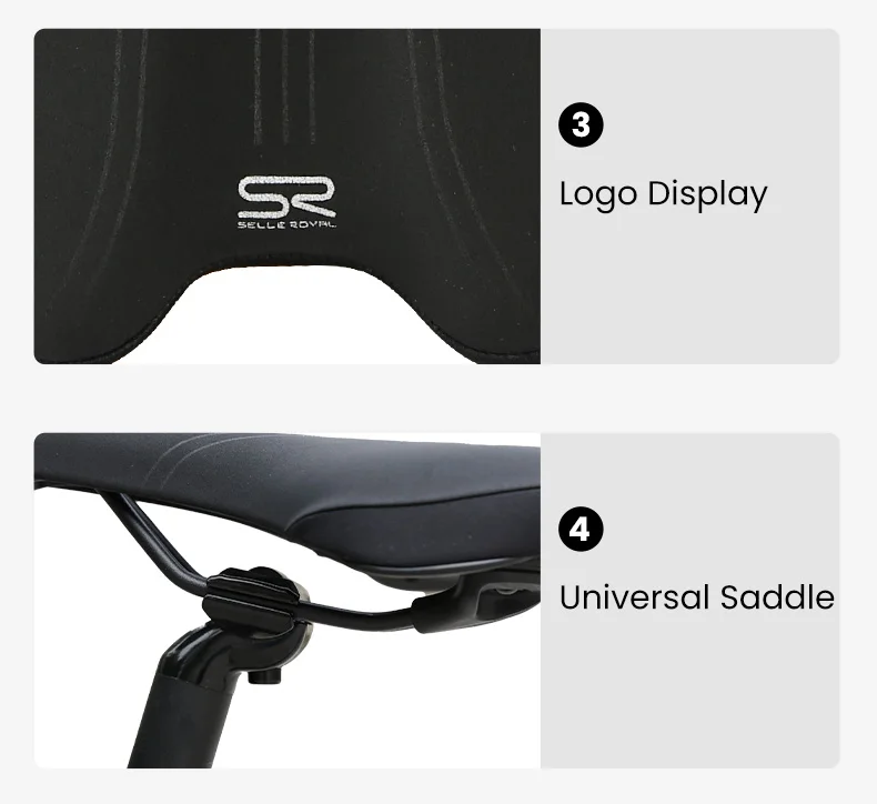 SR Fahrradsitz Sattel MTB Rennrad Sättel PU Mountainbike Rennsattel Atmungsaktiv Stoßfest Weiches Silikagel Sitzkissen – Detail 16