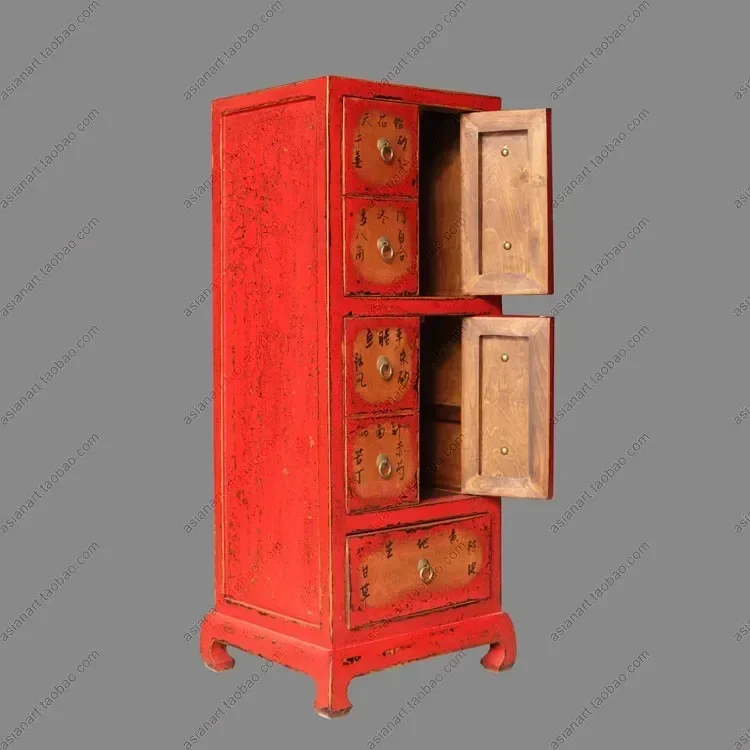 Picture 5: TAO Antique [Furnishings New ] 1 Square 4 Doors Solid Wood Entrance
