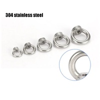 304 Stainless Steel Lifting Eye Nuts/ Screw Ring Eyebolt Ring Hooking Nut M3 M4 M5 M6 M8 M10 M12 High Quality Lifting Ring Nut