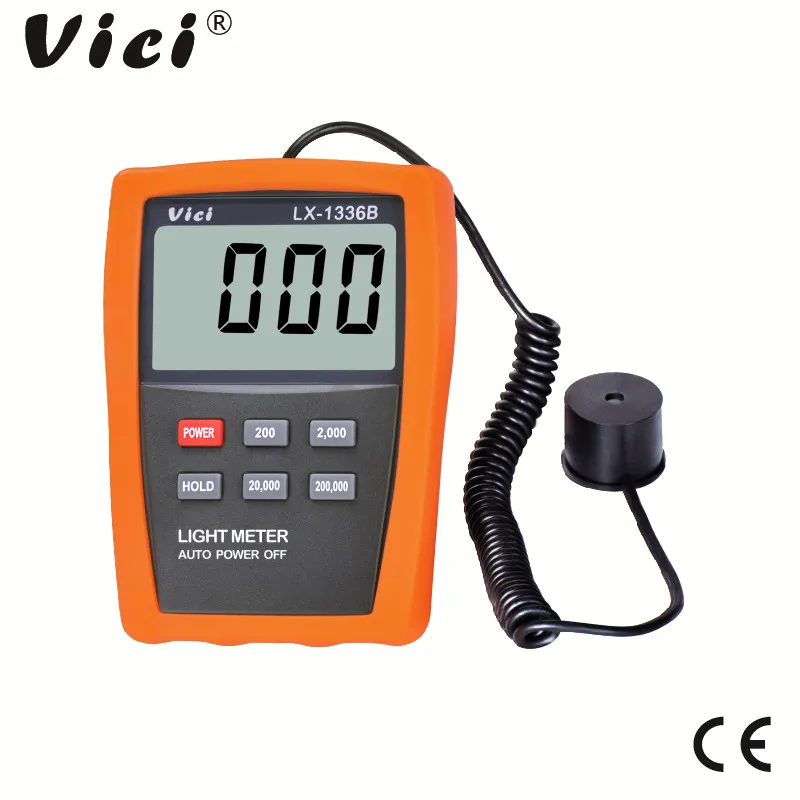 Imagem -02 - Lcd Digital Lux Medidor 10200000 cd m2 Medidor de Luz Detector de Brilho uv Linear para Eye tv Crt Tela Led Data Hold Vici-lx1336b