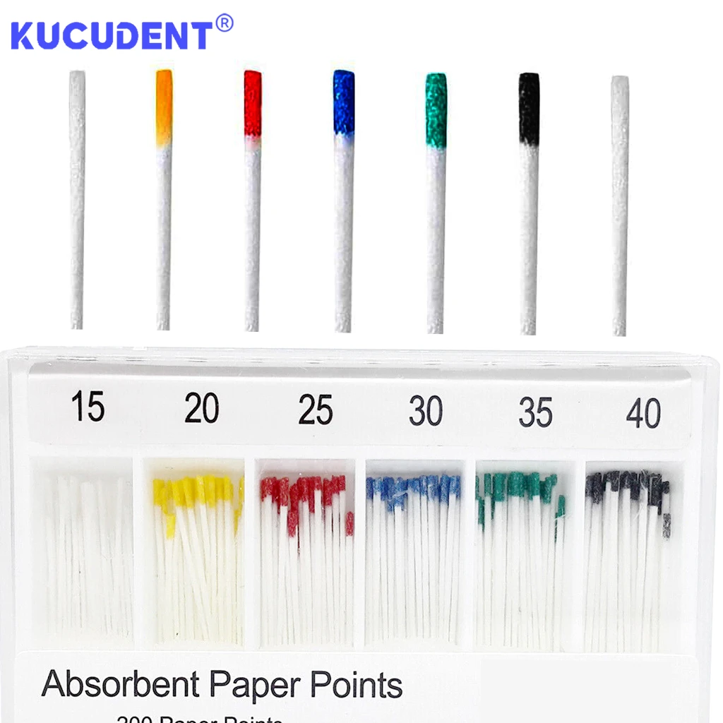 Tand Absorberend Document punten Steriel Vocht Absorberend Document Tips Taper 02 04 06 F1 gemengd voor tandartsgebruikstandheelkundematerialen