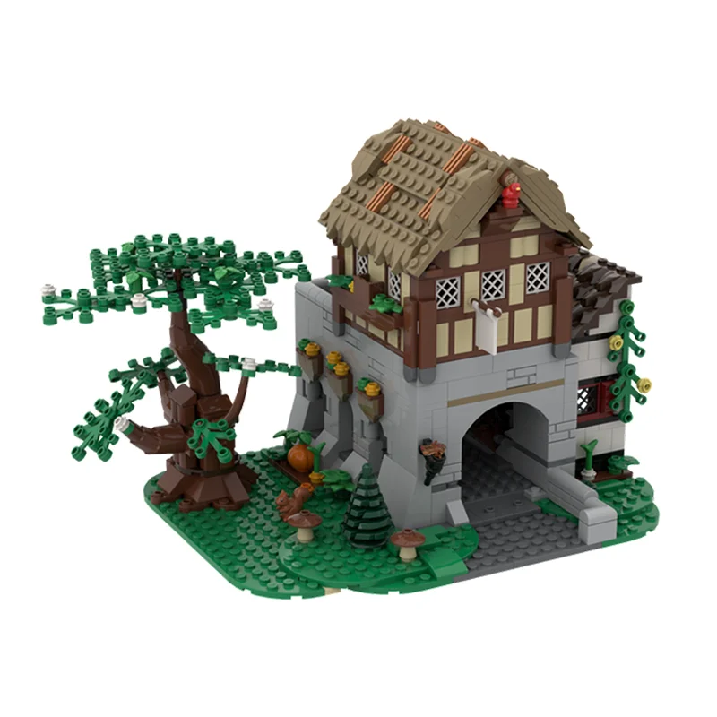 2675 قطعة MOC القرون الوسطى مدينة مربع تمديد نموذج اللبنات العمارة تجميع DIY بها بنفسك الطوب هدية الكريسماس لعبة عيد ميلاد #2