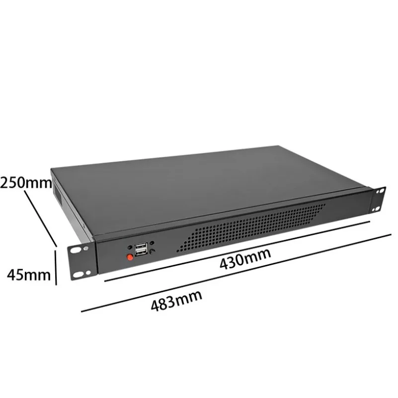 1U250MM Ultra Short 1U Chassis Short ATOM  ITX Chassis Gateway