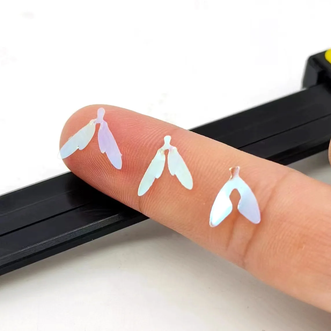 현실적인 곤충 날개 플라이 묶는 재료, 드라이 플라이 낚시 루어 제작, 배스 송어 연어 얇은 필름 메이플라이, 100 개