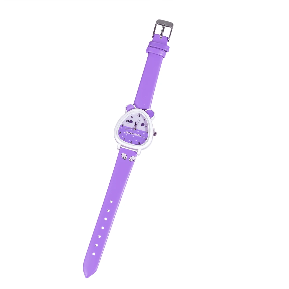 Cartoon Kids Watches Children's Watch Adorable Fashion Students Quartz Casual Bright Color PU Strap Soft Comfortable Precise