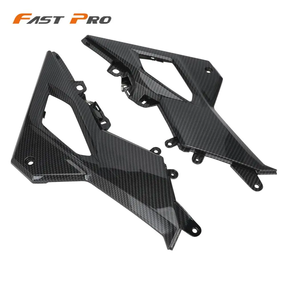 

Motorcycle Accessories Carbon Fiber Rear Side Fairing Covers Frame Case Guard Left Right For GROM HONDA MSX 125 MSX125 Plastic