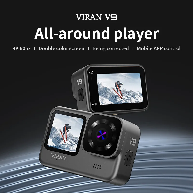 

4K Action Camera Dual Screen WIFI Anti-Shake Waterproof Bicycle Motorcycle Helmet Waterproof 2.0 Screen Sports Video DV Cameras