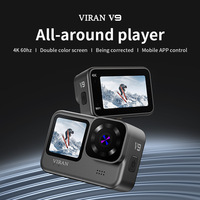 4K Action Camera Dual Screen WIFI Anti-Shake Waterproof Bicycle Motorcycle Helmet Waterproof 2.0 Screen Sports Video DV Cameras