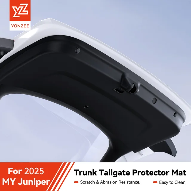 YZ Mata ochronna na klapę bagażnika do Tesla Model Y Juniper 2026, TPE, odporna na zabrudzenia, wodoodporna, osłona ochronna na tylną część bagażnika