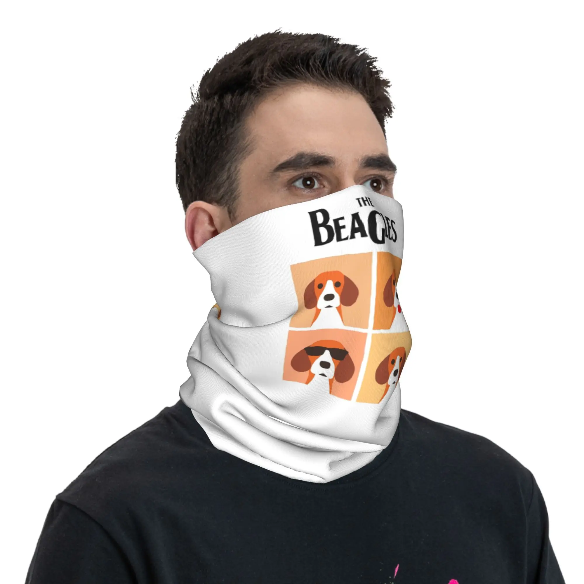 وشاح قناع مطبوع برقبة باندانا من ذا بيغلز، أغطية رأس دافئة، المشي لمسافات طويلة، الصيد للرجال والنساء البالغات في الشتاء