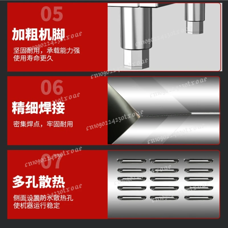 Commercial Ultrasonic Dishwasher Stainless Steel Fully Automatic Small Dish Washing Machine for Restaurant Hotel Canteen