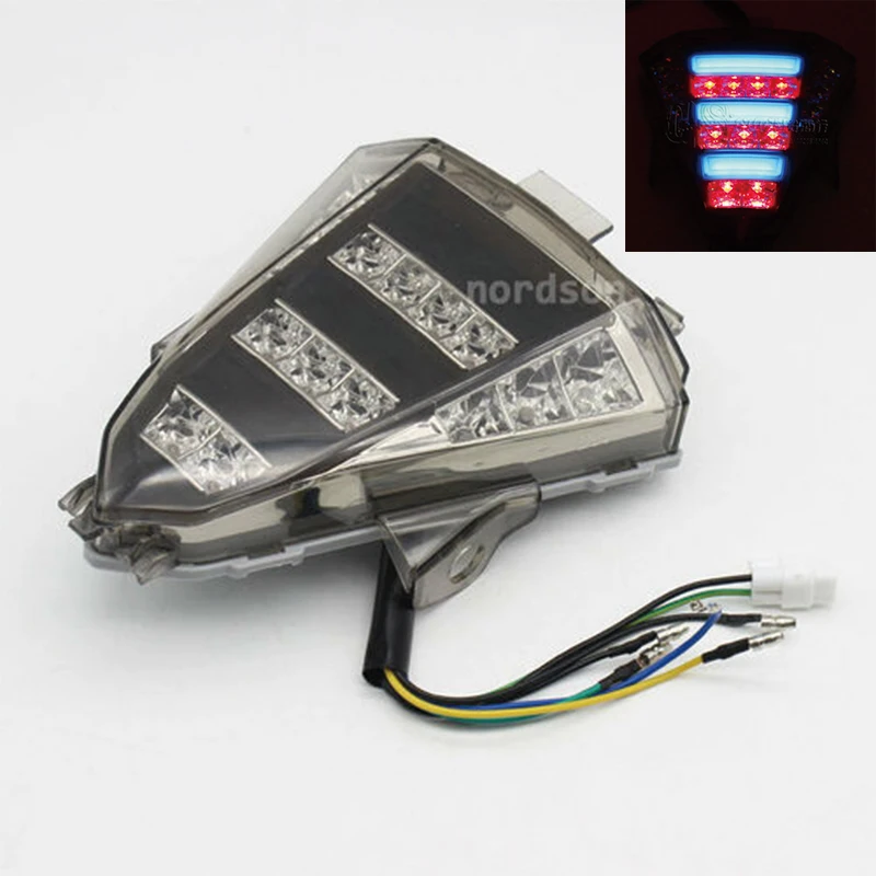 LED Motorcycle Integrated Tail Light Brake Rear Stop Light For Yamaha YZF R15 2014-2017 Racer Turn Signal Lamp light