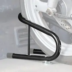 Motorcycle Front Wheel Parking Stand Motorcycle Wheel Chocks Rack Stainless Steel Wheel Parking Chocks Motorcycle Accessories