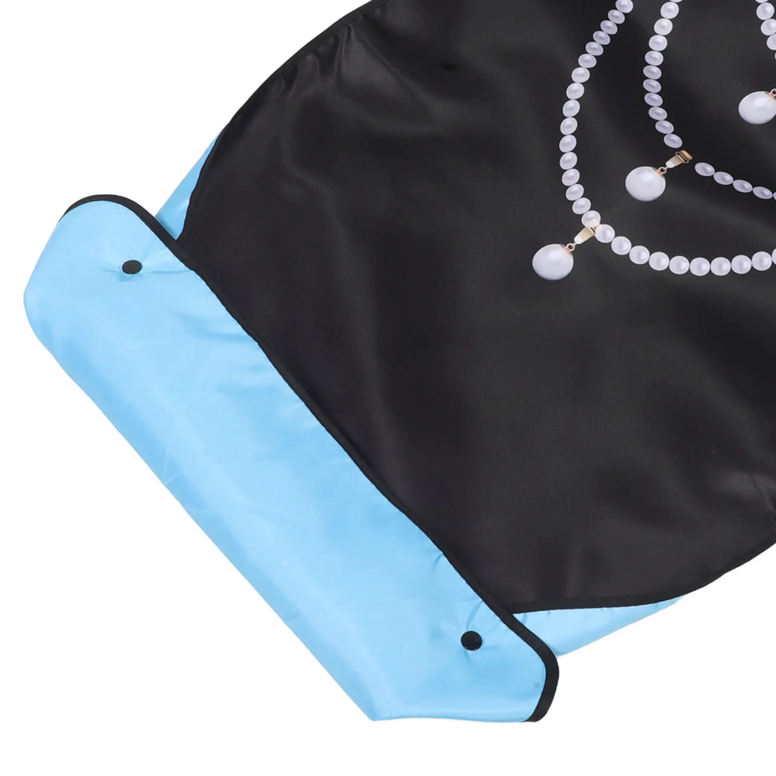 Elderly Adult Waterproof Bib Eating Apron Washable Clothing Protector Mealtime Care 33.80x17.96in Soft Lightweight Pearl
