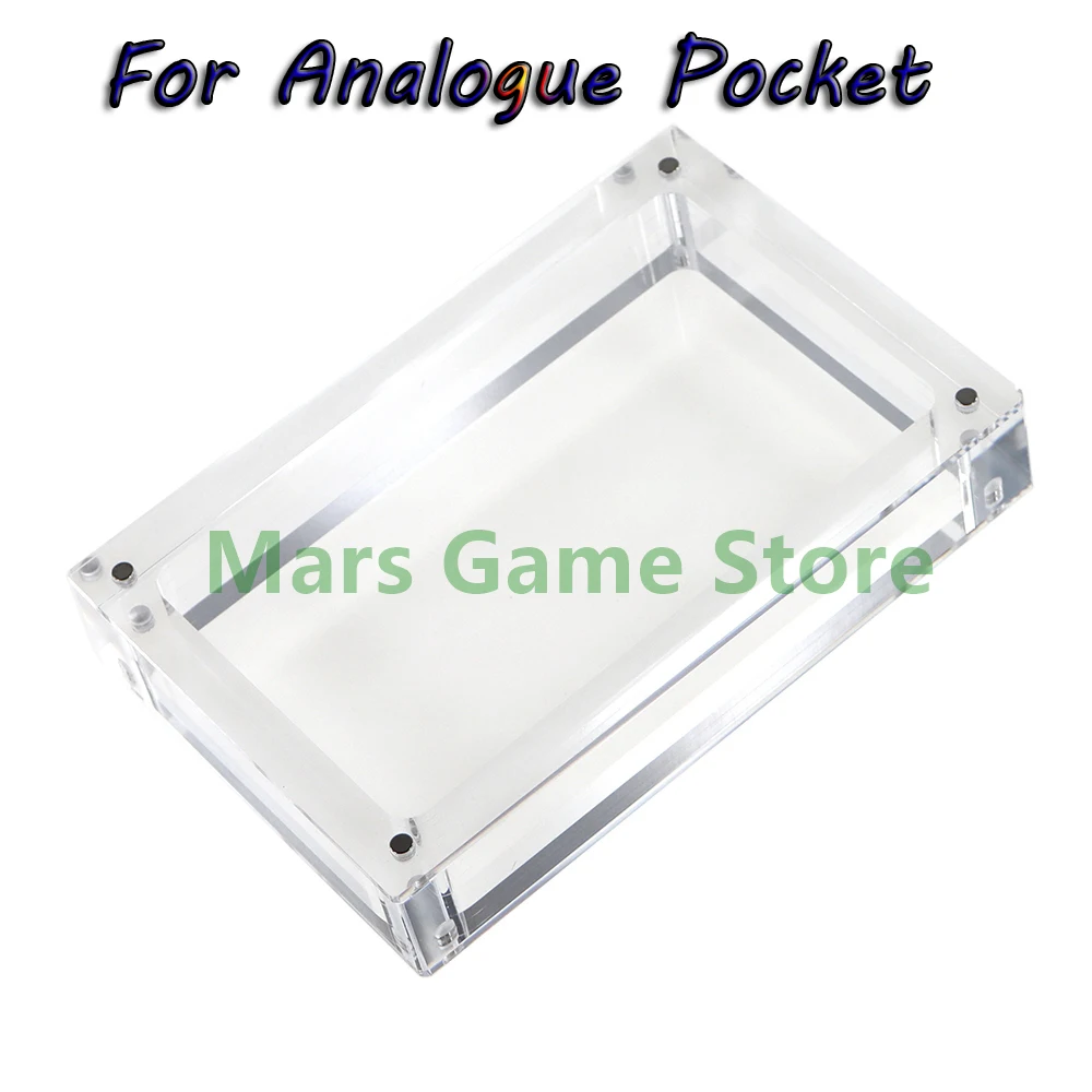 1PC Acrylic Box High Transparent Acrylic Display Box For Analogue Pocket For AP Clear Magnetic Cover Shell