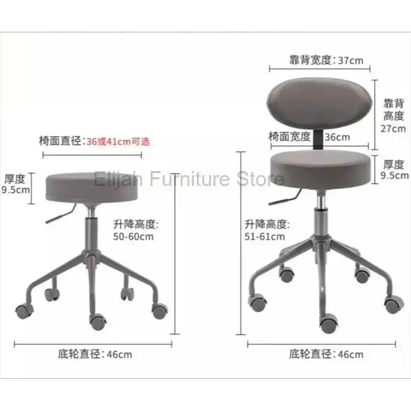 Kursi Ruang Kantor Modern Living Bar Kursi Bar Putar Desainer Nordik Furnitur Rumah Nyaman Dapat Disesuaikan Banqueta HBBC