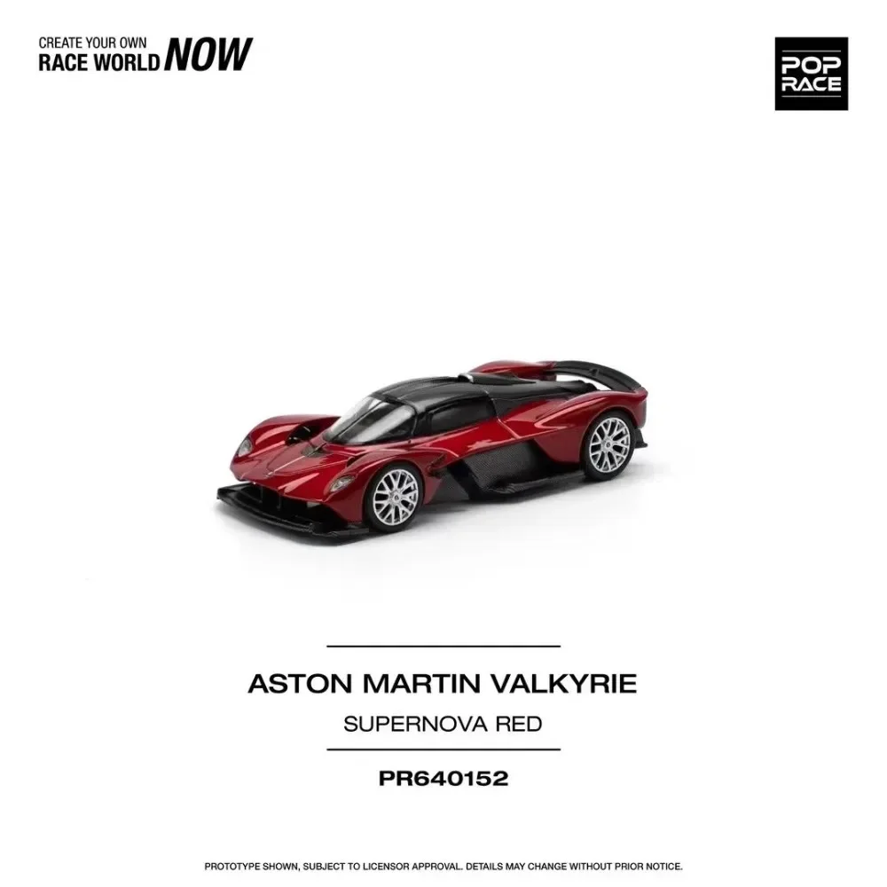 

POP RACE 1:64 ASTON MARTIN VALKYRIE PR640152 Alloy Premium Diecast Car Model Vehicle Collectible