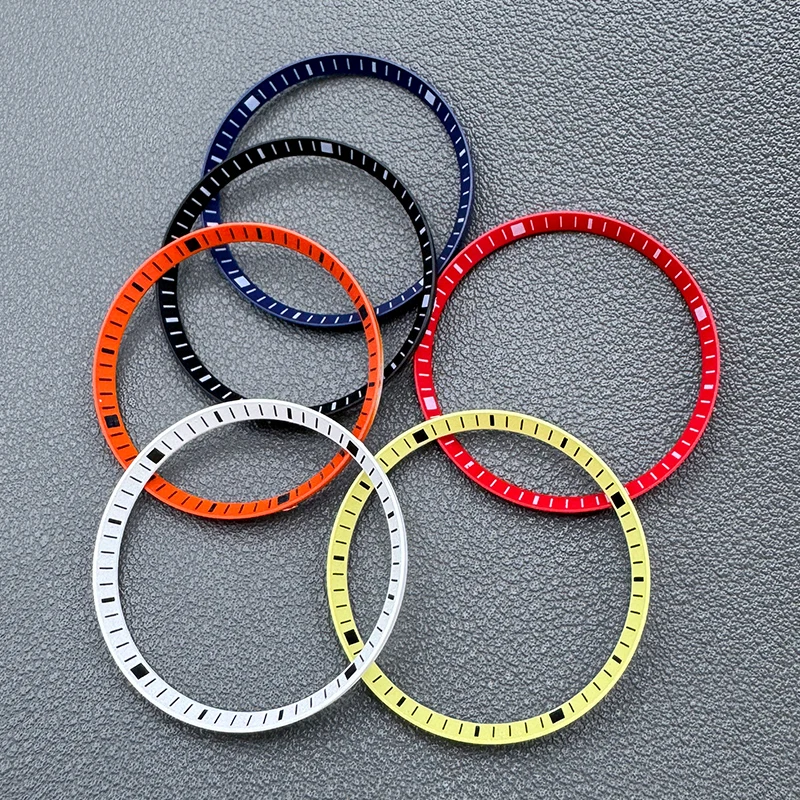 Size 30.5mm×27.5mm Watch Chapter Ring Fit For NH35 NH36 SKX007 SKX009 Watch Case Replace Plastic Inner Ring Watch Refit Parts