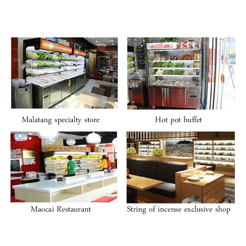 Vetrine per piatti illuminazione commerciale frigoriferi mobili per la conservazione della freschezza congelatore verticale per prendere alimenti congelatore verticale