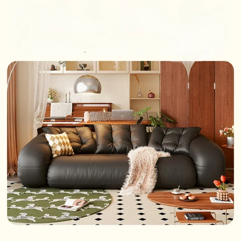 

Living Room Small Apartment Bedroom Cream Style Multifunctional Net Red Sofa