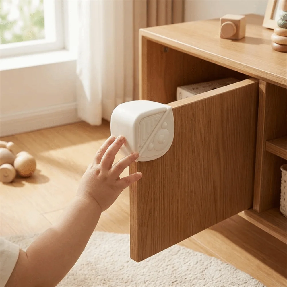 Soft Silicone Window Corner Protector Right Angle Cover Flexible Material Silicone Window Guard Full Wrap Cushioning Design