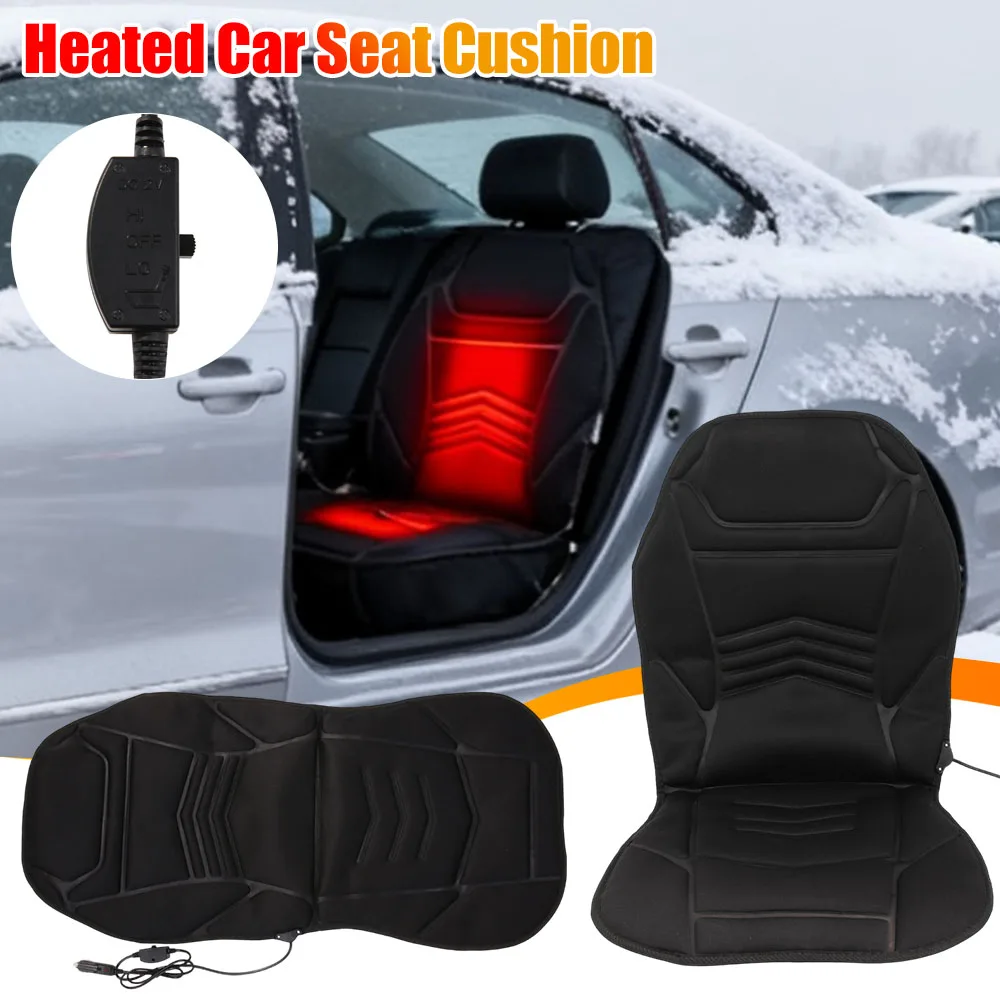 

12V Car Seat Heating Cushion Universal Car Heated Seats Cushion Seat Heater for Winter Cold Days Car Electric Heated Seat Cover