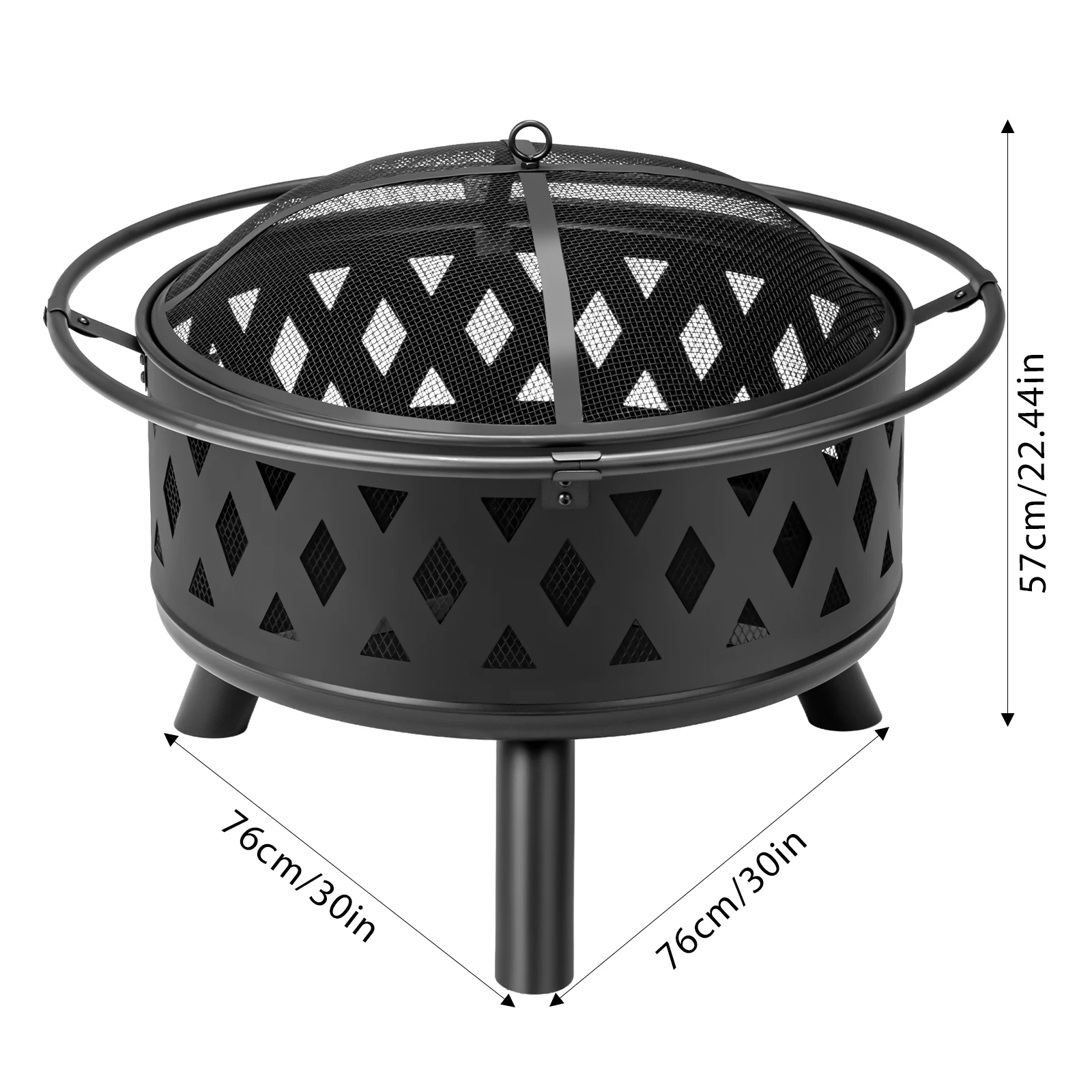 Tungku Api Luar Ruangan Bulat - Fire Pit Bowl ulasan dan harga