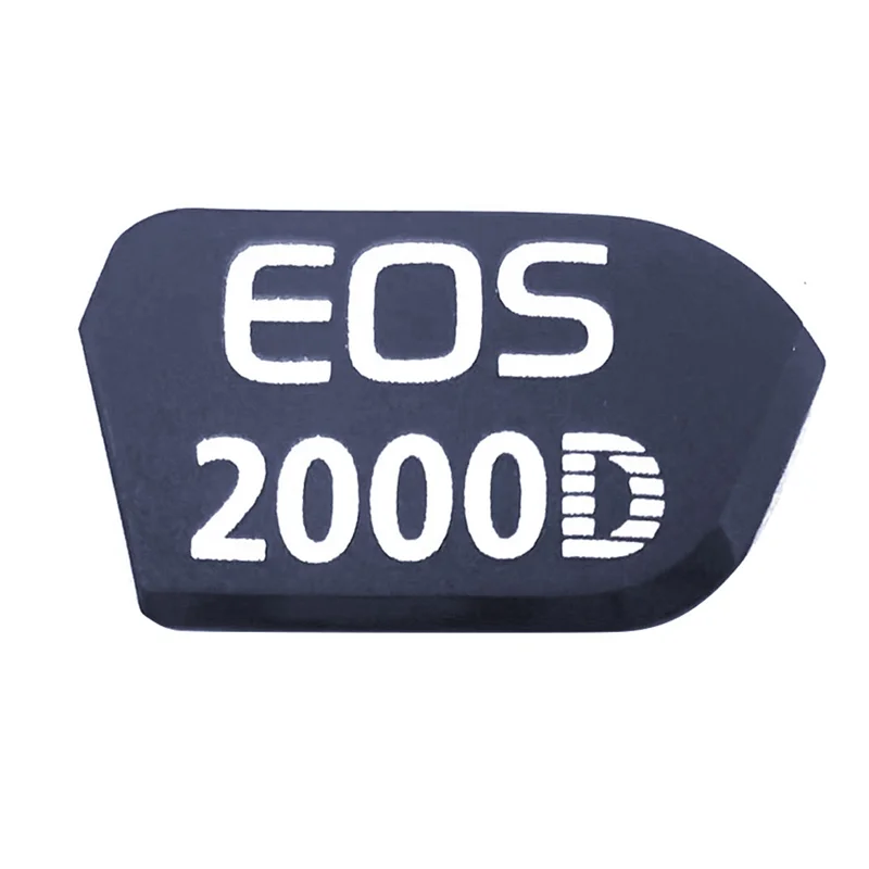 AEE7-For Canon 2000D , Second Generation Sign, BLACK Nameplate