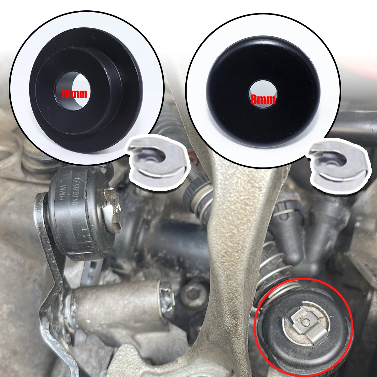 مجموعة جلبة ناقل الحركة الكاملة لسيارة VW Golf MK4 Bora Beetle Lupo Polo Sharan علبة التروس شيفتر رافعة محدد نهاية الربط الملحقات