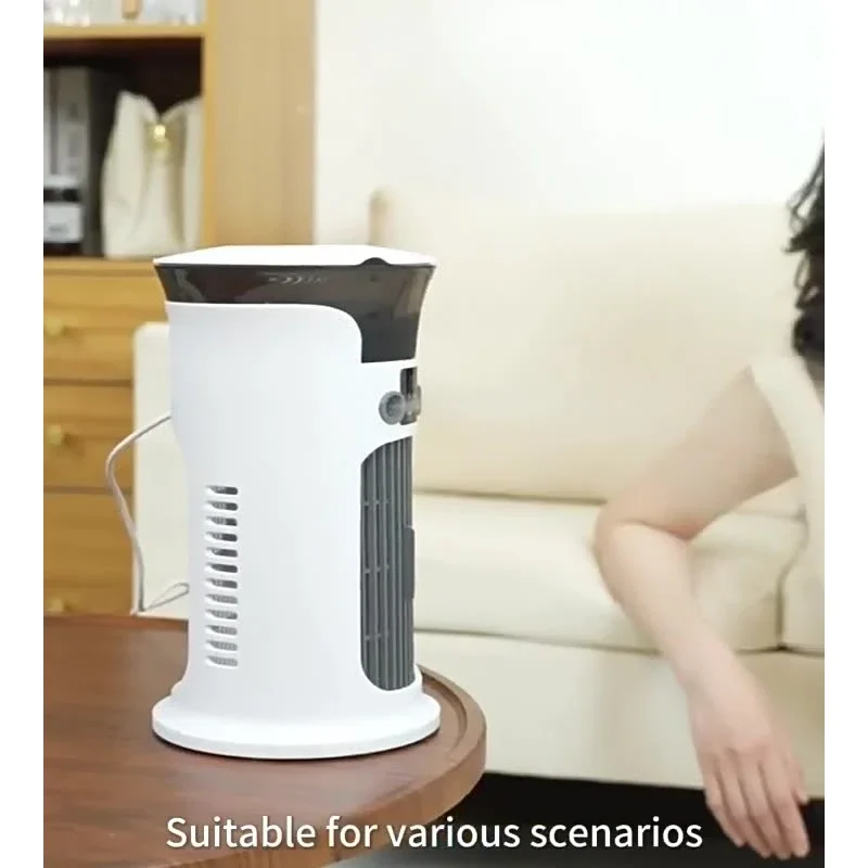Portable Desktop Cold Air Fan USB Mini Home Use Multi-Function Air Conditioner Fan for Personal Cooling