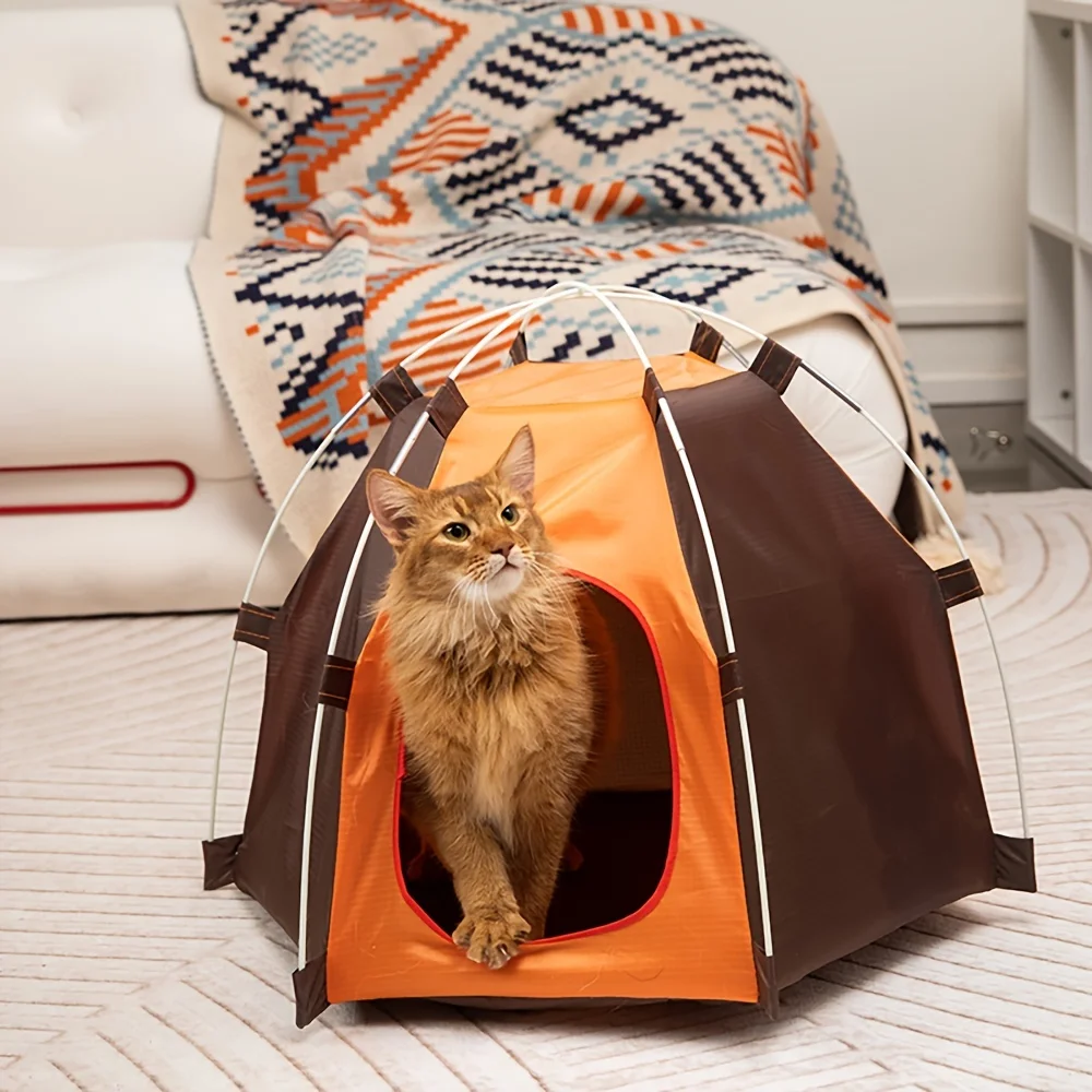 Outdoor Folding Tent Bed Cat Camping Pop Up Bag for Small and Middle Waterproof Dog House Portable Dog Cat Bed Supplies