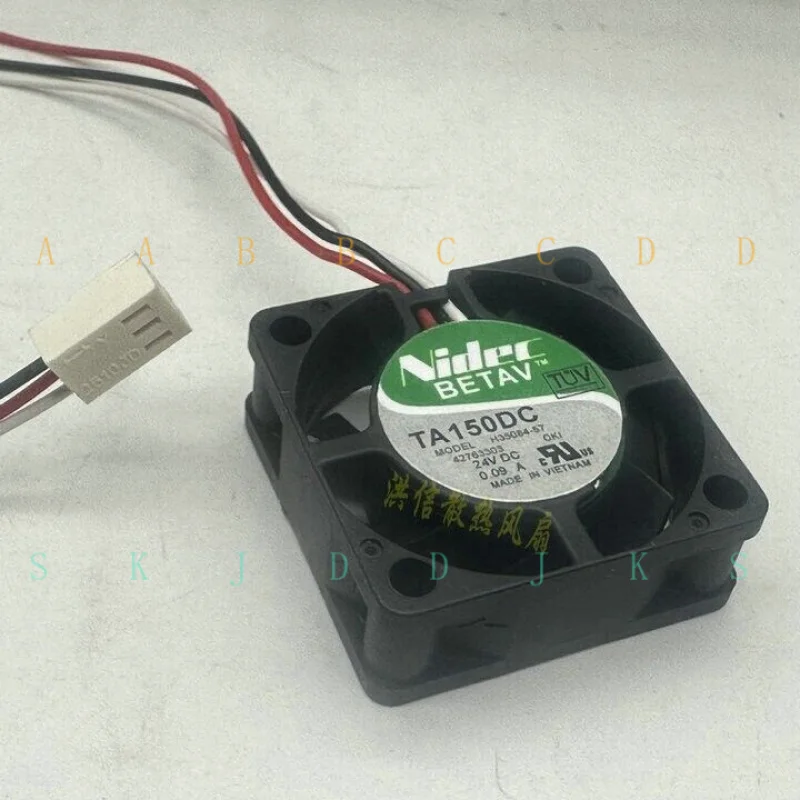 M  1 PCS    Fan  H35084-57  DC24V 0.09A 40*15mm   3-wire cooling fan
