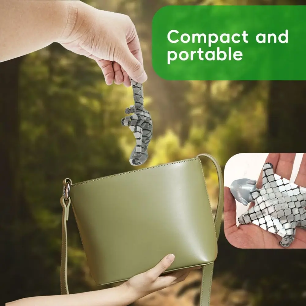 

3D печатная забавная летающая белка с подвижными суставами, милая имитация модели животного, креативные регулируемые суставы