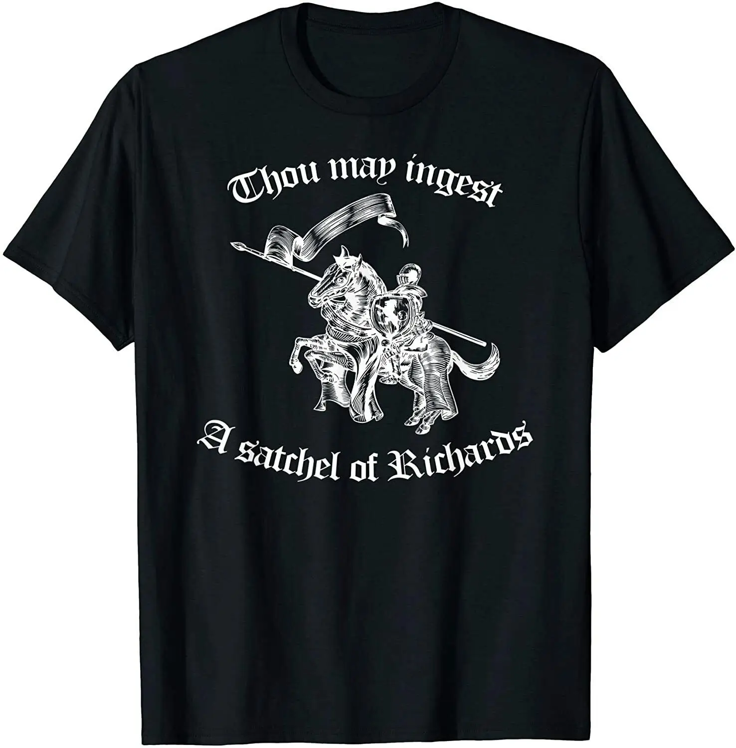 NEW LIMITED Thou May Ingest a Satchel of Richards Eat Bag D T Shirt long or short sleeves