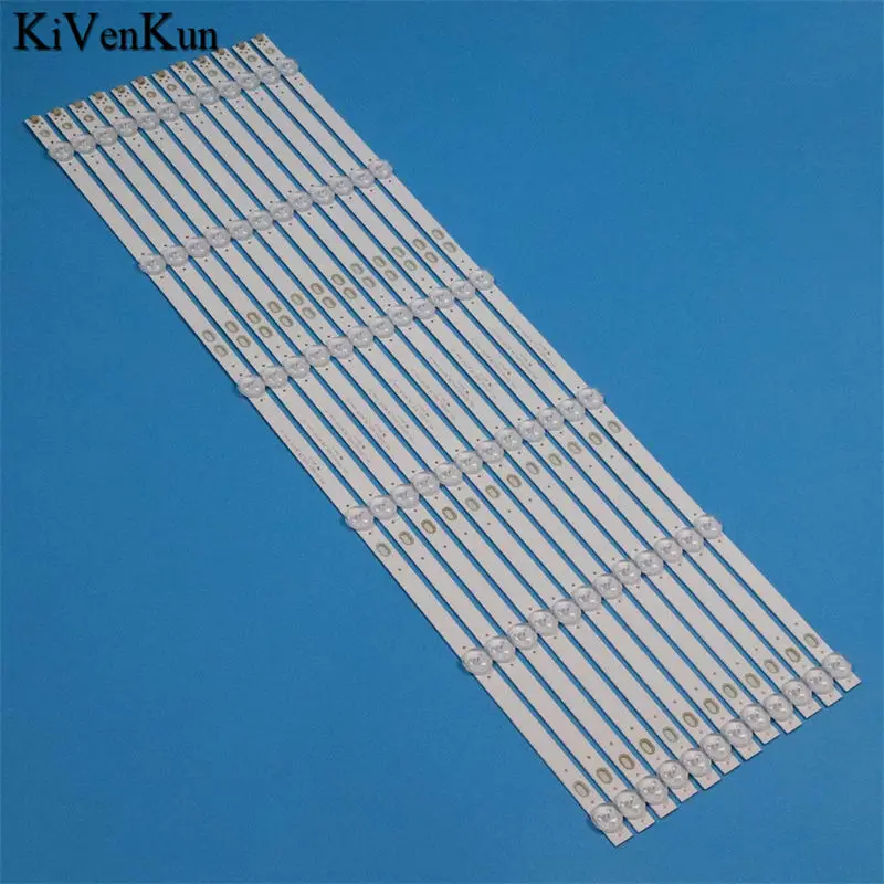 TV's LED Backlight Strips HRS_SQY65D3_6X12_2W_MCPCB 12mm_V2 TV LED Bars For RCA RTU6549-C RNSMU6536 RNSMU6540 Rulers Array Tapes