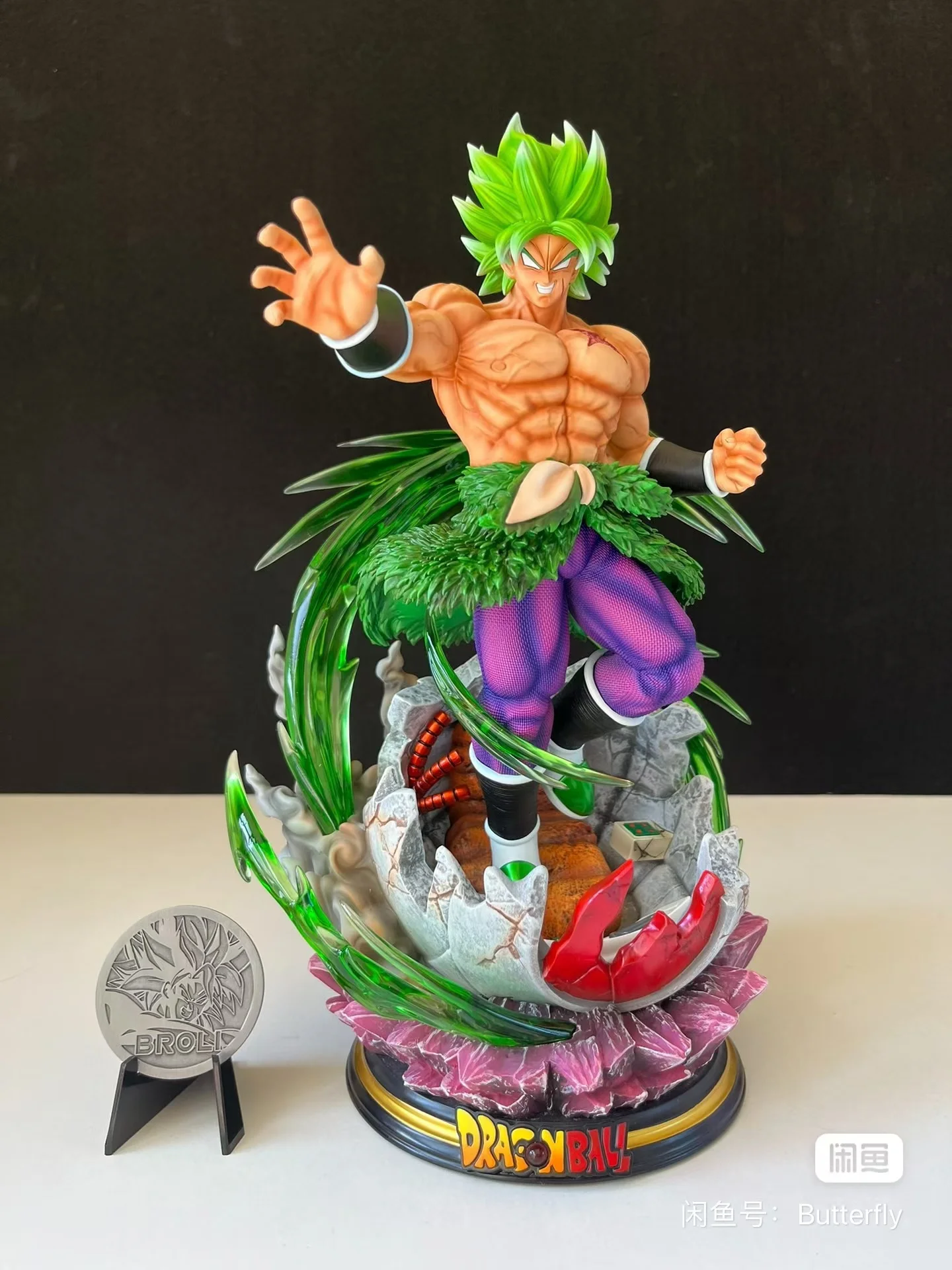 29cm Dragon Ball Z Anime Figure Super Saiyan Figure Broly Action Figure Statue Pvc Model Decoration Doll Ornament Toys Gifts