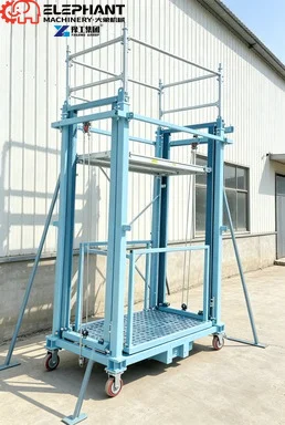 Electric Scaffolding 2-10 Meters Adjustable Aluminum Telescopic Electric Construction Scaffold