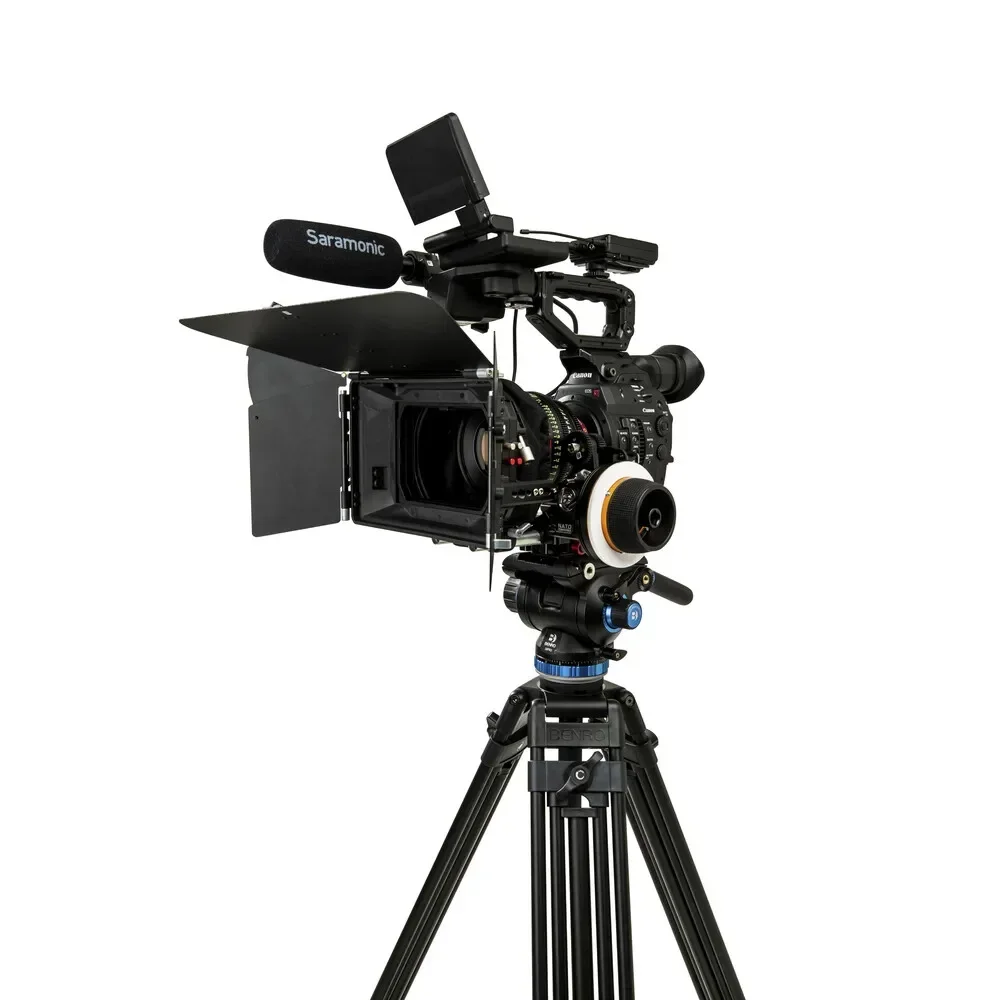 2026 S8PRO Fluid Tripod 75mm Gimbal Stabilizer Video Head For Slider Monopod DSLR Camera Shooting Video