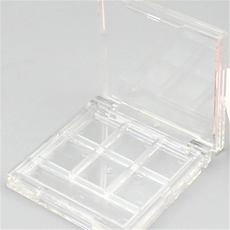 للنساء الفتيات ماكياج مبتدئين ظلال العيون أداة 6 شبكات فارغة عينيه لوحة DIY بها بنفسك العين مخزن للمكياج #3