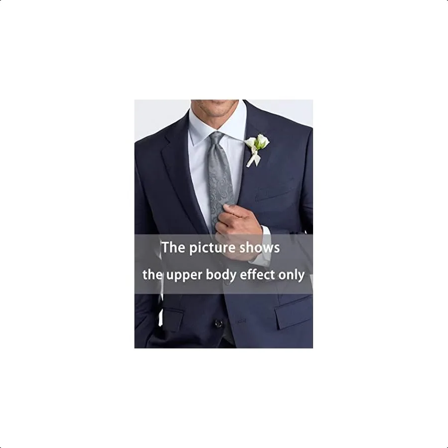 Мужские галстуки HISDERN с узором пейсли, однотонный носовой платок, мужской галстук с цветочным принтом и нагрудный квадратный комплект, свадебные классические мужские галстуки