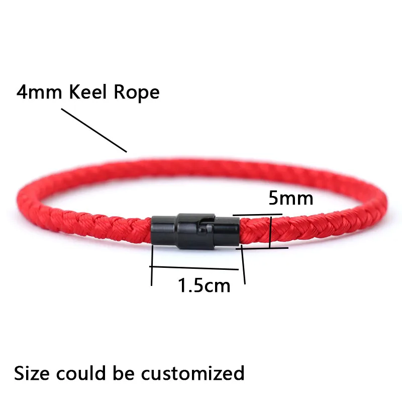 Grade A Keel Rope Lucky Red Thread Couples Bracelet