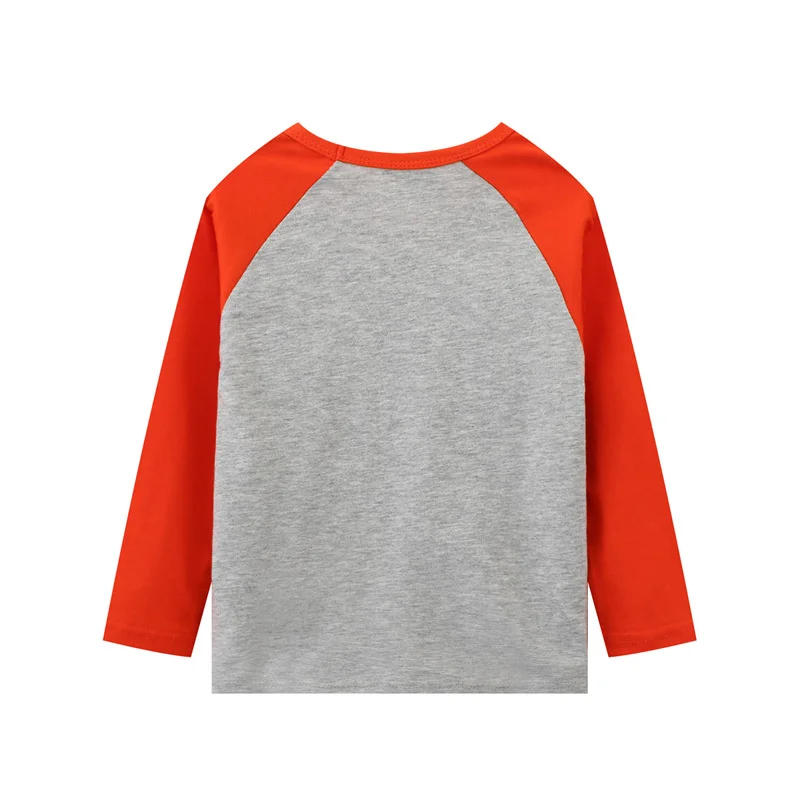 Jumping Meters New Arrival Boys Girls T shirts Cars Print Hot Selling Children's Clothing Long Sleeve Autumn Spring Blouses