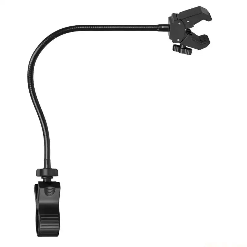 M5TD Metal Plastic Microphone Clip Holder Gooseneck Arm for Various Tool Attachment
