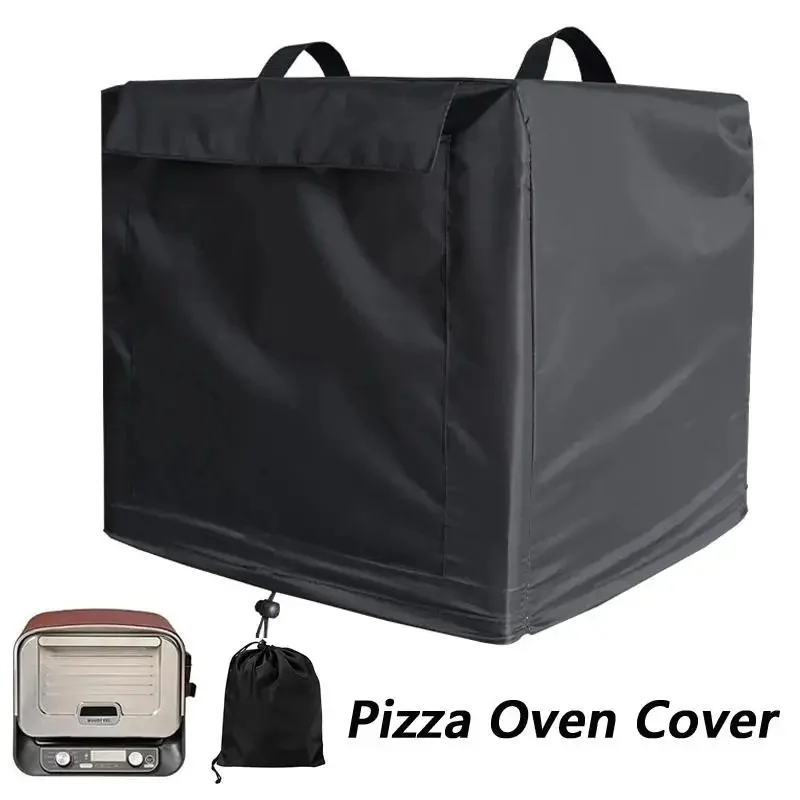 Ninja Wood Fire Grill Cover with Pockets-Durable Outdoor Pizza Oven Protector for Camping,BBQ,Picnics,Grill Covers for Outside