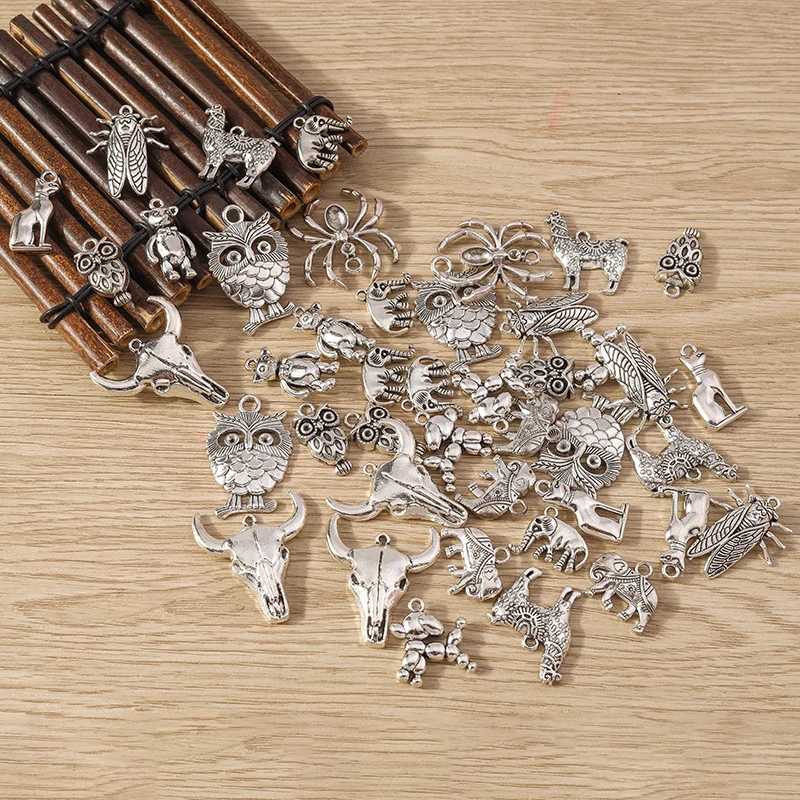 Tusember 10 Stück DIY Metall-Zinklegierung Tier-Frosch-Anhänger für Schmuckherstellung, Modische Ohrringe, Halsketten, Handgefertigte Anhänger, Bastelbedarf – Detail 2
