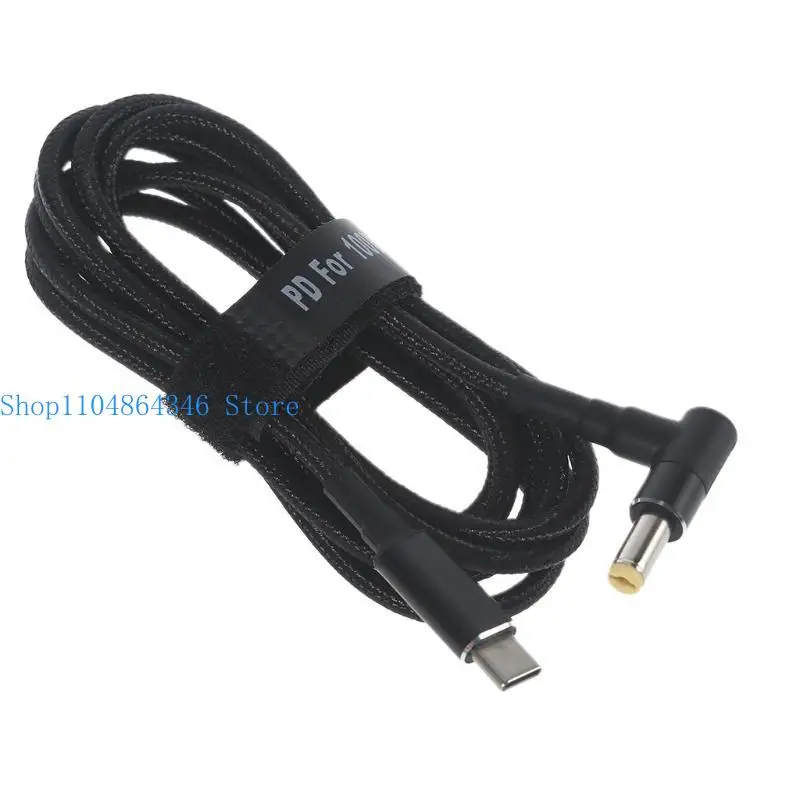 USB Type C USB-C to for DC 18.5-20V 5.5 x 1.7 mm Power Plug PD Emulator Trigger Cable for Laptop