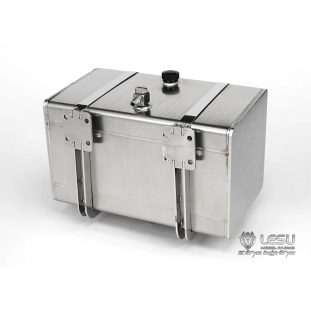 72*50*50 MM LESU 금속 유압 유체 탱크 부품 Tamiyaya 1/14 RC 트랙터 트럭 DIY 모델 야외 장난감 TH02586