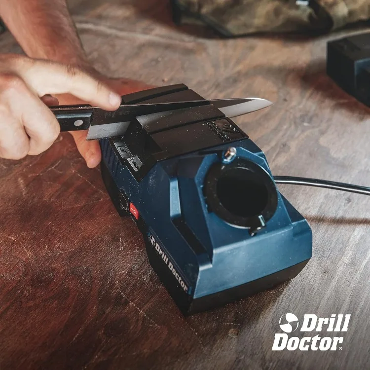 Drill Doctor X2 Drill Bit and Knife Sharpener With Removable Guide System