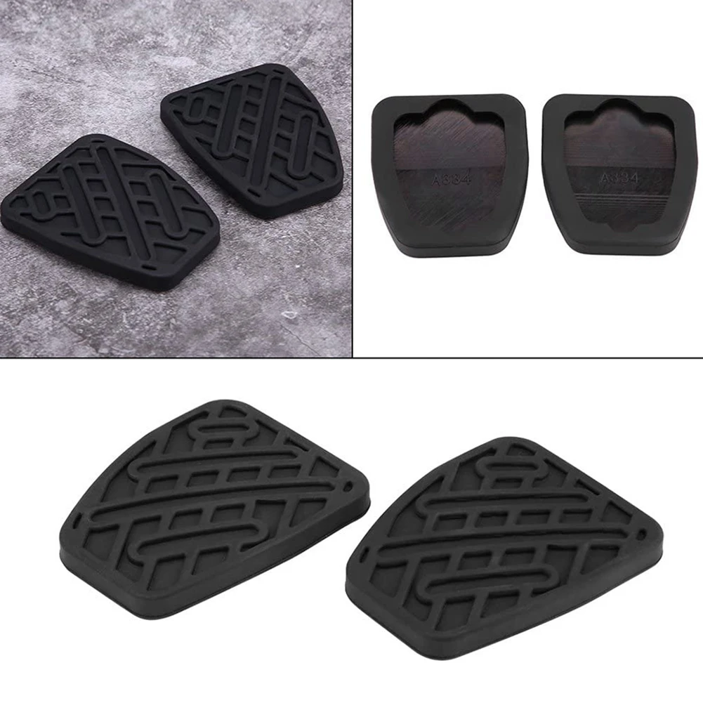 

A64P-2Pcs 46531JD00A Черные резиновые накладки на педали тормоза и сцепления, подходят для Nissan Qashqai 2007 2008 2009 2010 2011 2012-2016