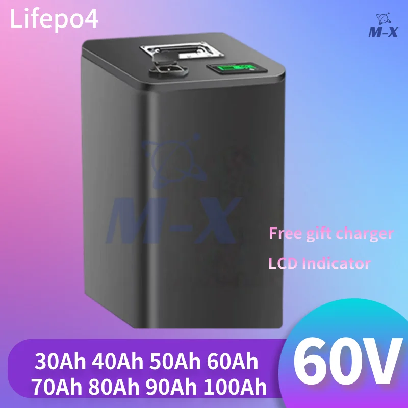 

BMS 20S Lifepo4 60V 30Ah 40Ah 50Ah 60Ah 70Ah 80Ah 90Ah 100Ah литиевая батарея для 1000W 2000W 3000W Rickshaw внедорожника